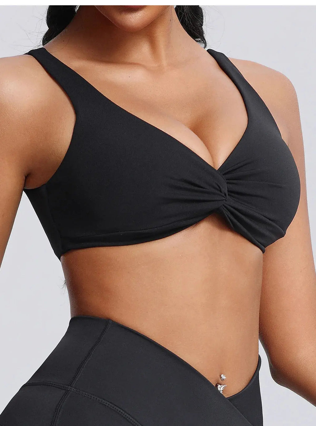 Soutien-Gorge de Sport Femme Sans Couture à Soutien Élevé - Dos Nu et Séchage Rapide