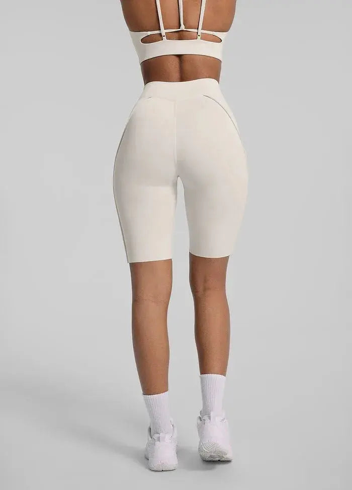 Legging Capri Femme Taille Haute Sans Couture - Effet Push-Up et Séchage Rapide - DK25160