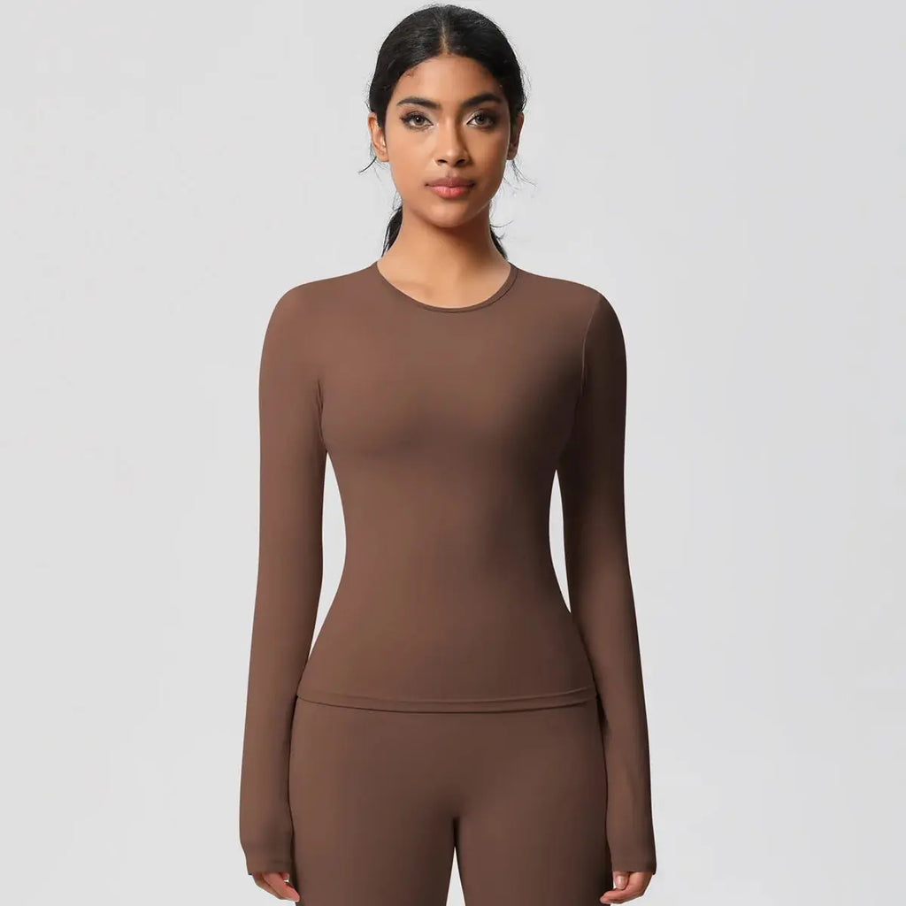 Ensemble Yoga Femme 2 Pièces Sans Manches Col Halter Côtelé Sans Couture - Y3530118