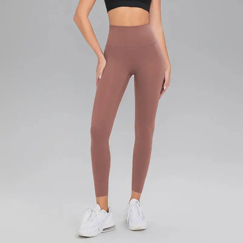 Legging Yoga Femme Taille Haute Contrôle Abdominal - Doux et Extensible