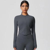 Ensemble Yoga Femme 2 Pièces Sans Manches Col Halter Côtelé Sans Couture - Y3530118