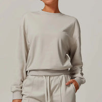 Ensemble Sport Femme 4 Pièces - Débardeur, Sweat à Capuche, Haut à Manches Longues et Pantalon Jogger - Joyyoung