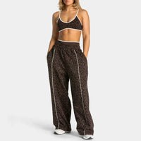 Ensemble de Sport Imprimé Léopard pour Femme