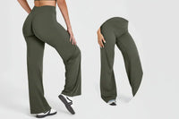 Legging Yoga Femme Jambe Large Taille Haute Contrôle Ventre - YK1339-RX
