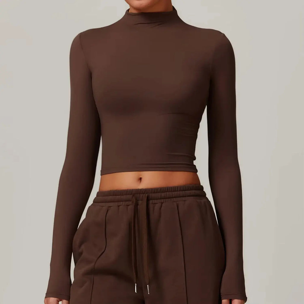 Ensemble Sport Femme 4 Pièces - Débardeur, Sweat à Capuche, Haut à Manches Longues et Pantalon Jogger - Joyyoung