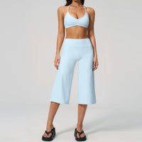 Ensemble 2 Pièces Dos Nu et Taille Haute pour Femme - Gym et Pilates
