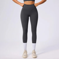 Legging Taille Haute Femme avec Poches Latérales - Extensible 4 Sens