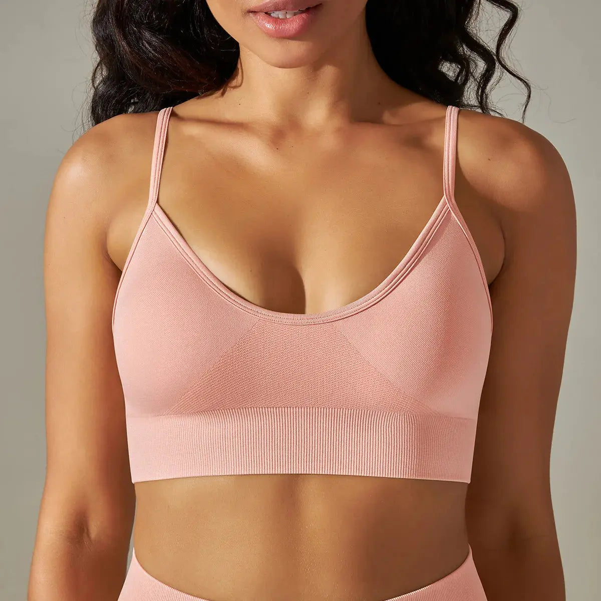 Soutien-Gorge de Sport Femme Sans Couture à Bretelles Croisées - 6606