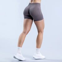 Short de Sport Femme Taille Haute Sans Couture - JY5296