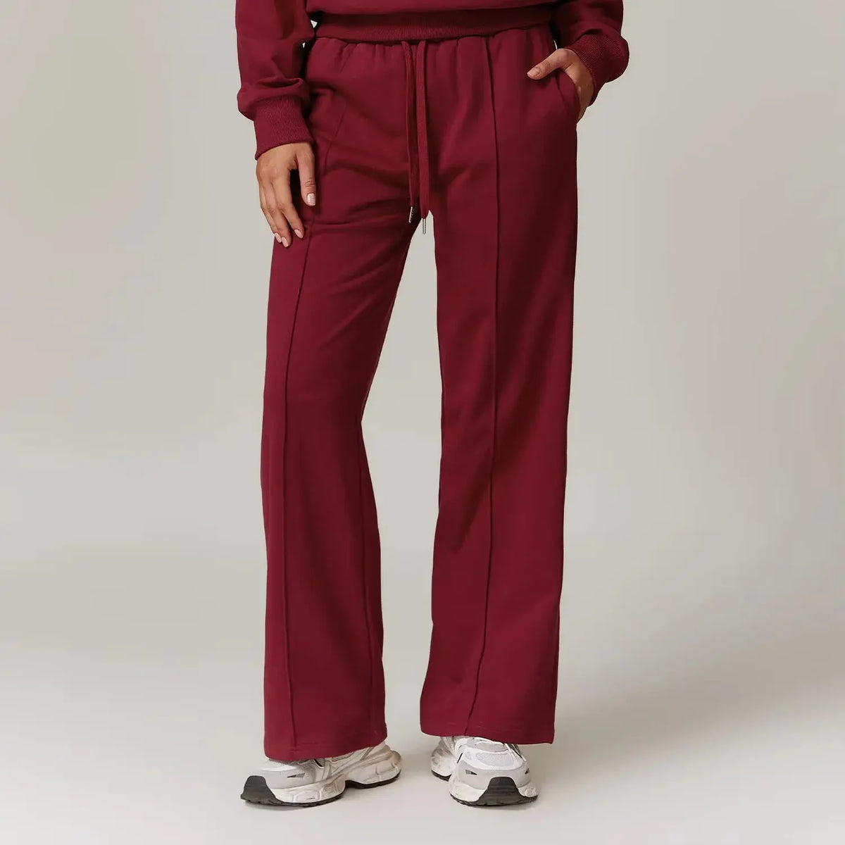 Ensemble Sport Femme 4 Pièces - Débardeur, Sweat à Capuche, Haut à Manches Longues et Pantalon Jogger - Joyyoung