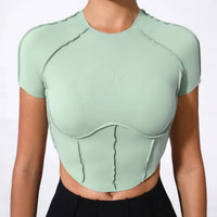 Top Yoga Femme Sans Manches Col Halter Respirant Séchage Rapide - 0673