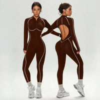 Body Yoga Femme Dos Nu Taille Haute Effet Push-Up - LT-86