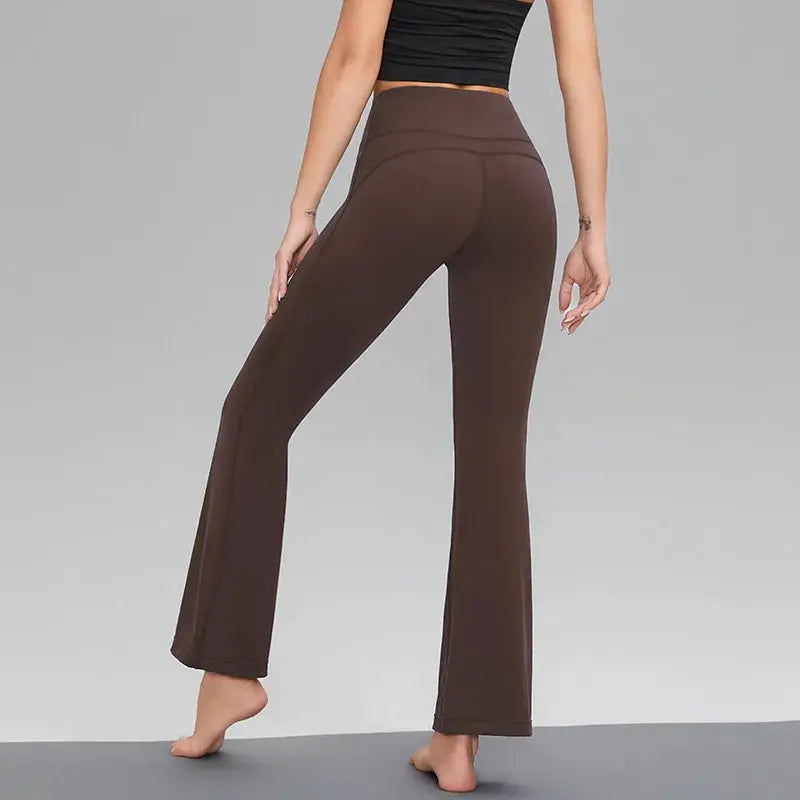 Legging Yoga Femme Taille Haute Évasé - Effet Galbant et Contrôle Abdominal