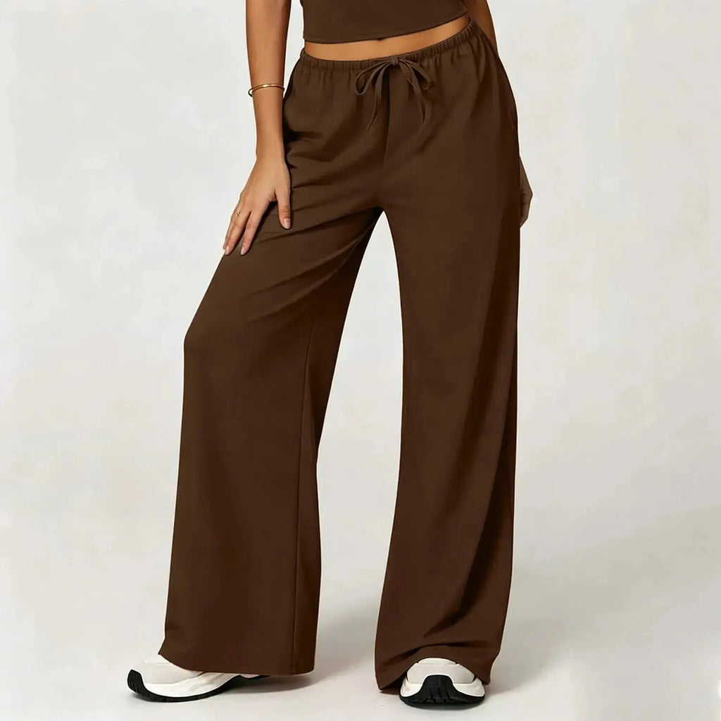 Pantalon Asymétrie jambe large taille haute ROYLES
