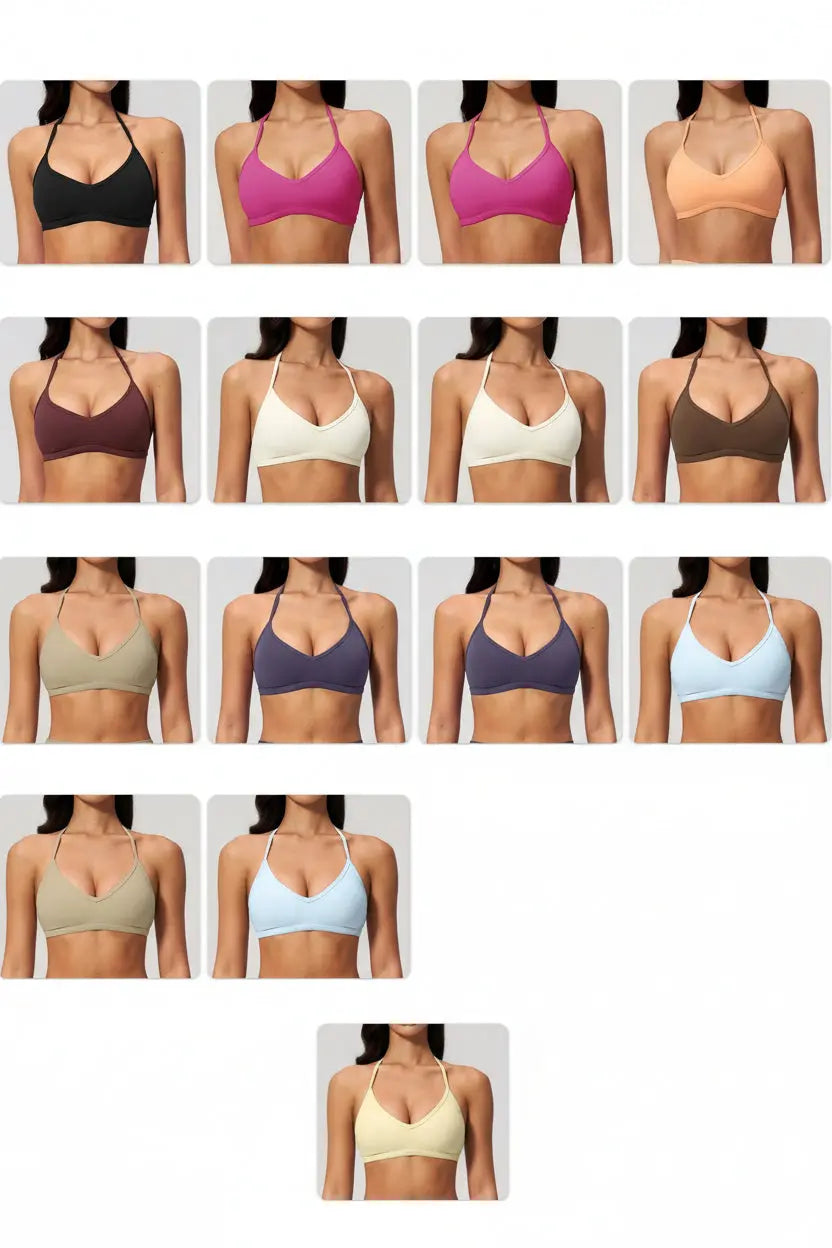 Ensemble 2 Pièces Dos Nu et Taille Haute pour Femme - Gym et Pilates