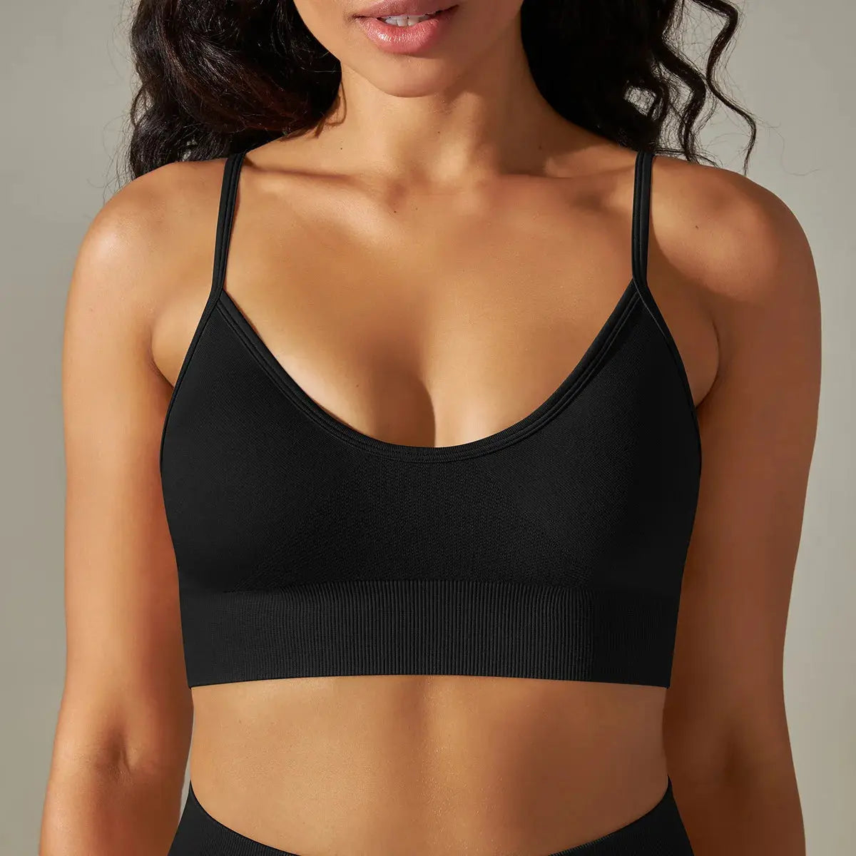 Soutien-Gorge de Sport Femme Sans Couture à Bretelles Croisées - 6606