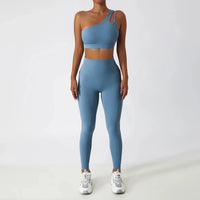 Ensemble Yoga Femme 2 Pièces - Débardeur et Legging Taille Haute