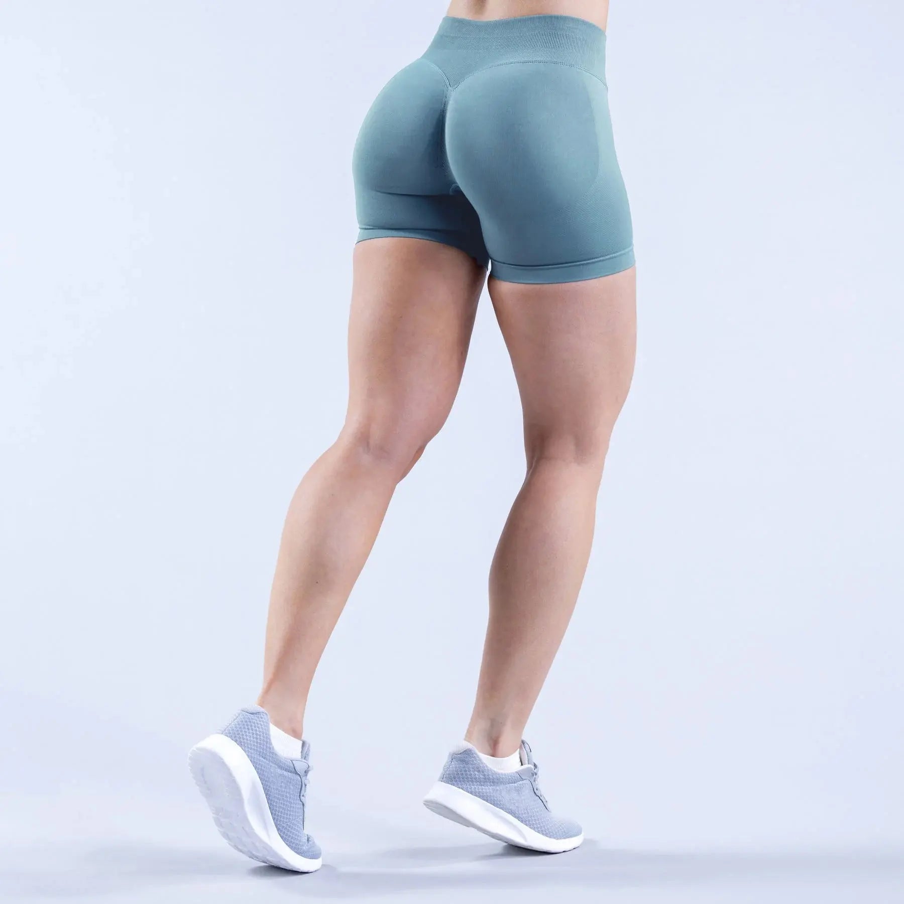 Short de Sport Femme Taille Haute Sans Couture - JY5296