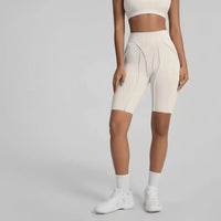 Legging Capri Femme Taille Haute Sans Couture - Effet Push-Up et Séchage Rapide - DK25160
