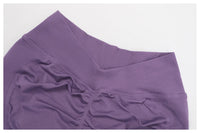 Ensemble Yoga Femme 2 Pièces Sans Couture - Débardeur Col V et Short Taille Haute - Yes7790-WXDK