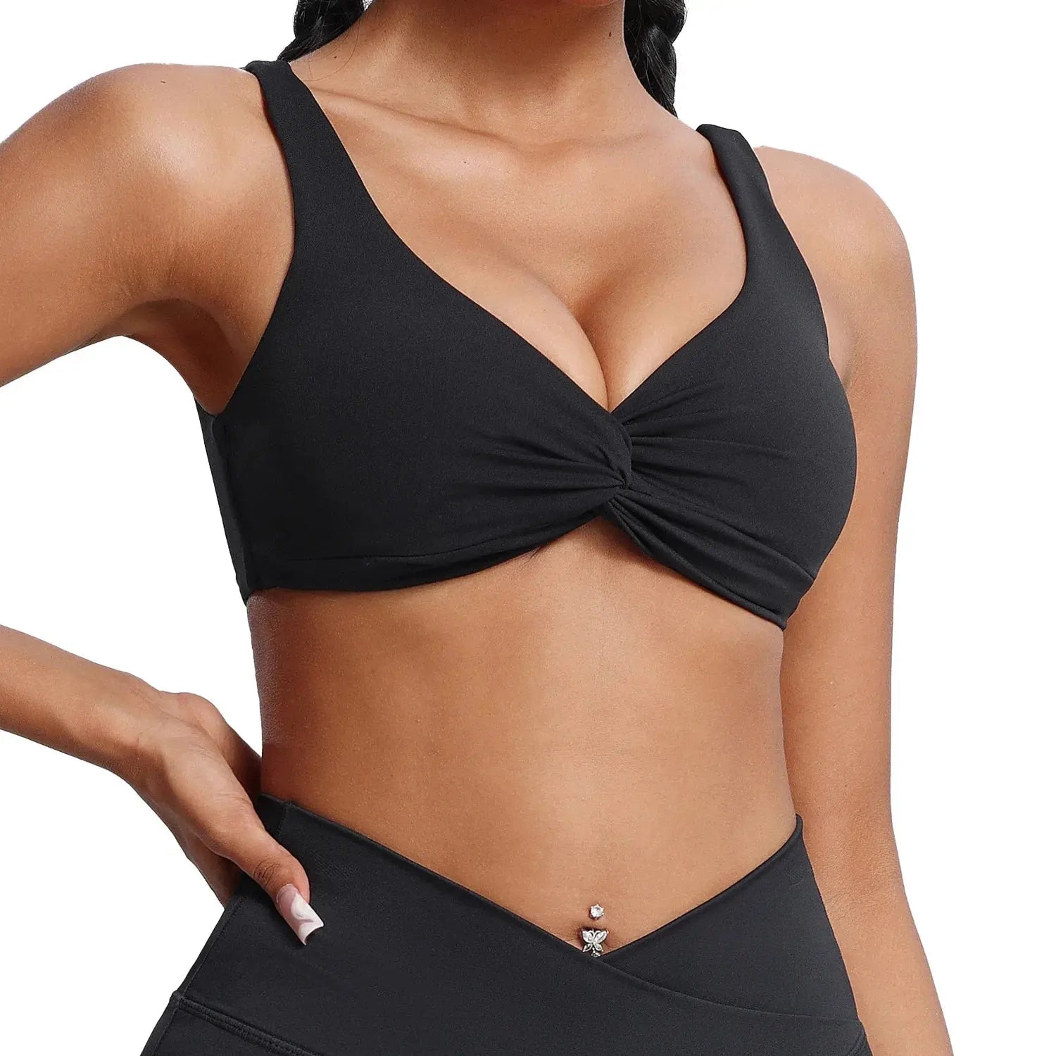 Soutien-Gorge de Sport Femme Sans Couture à Soutien Élevé - Dos Nu et Séchage Rapide
