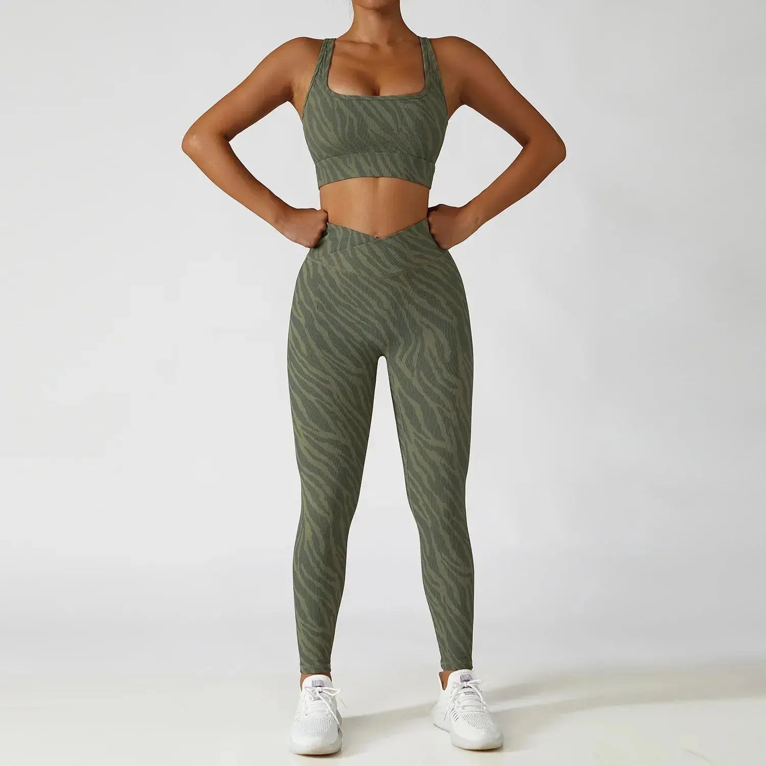 Legging Panthère côtelé imprimé léopard ROYLES