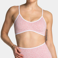 Ensemble Yoga Femme 2 Pièces - Soutien-Gorge et Legging Taille Haute Imprimé Léopard - LK26FA908