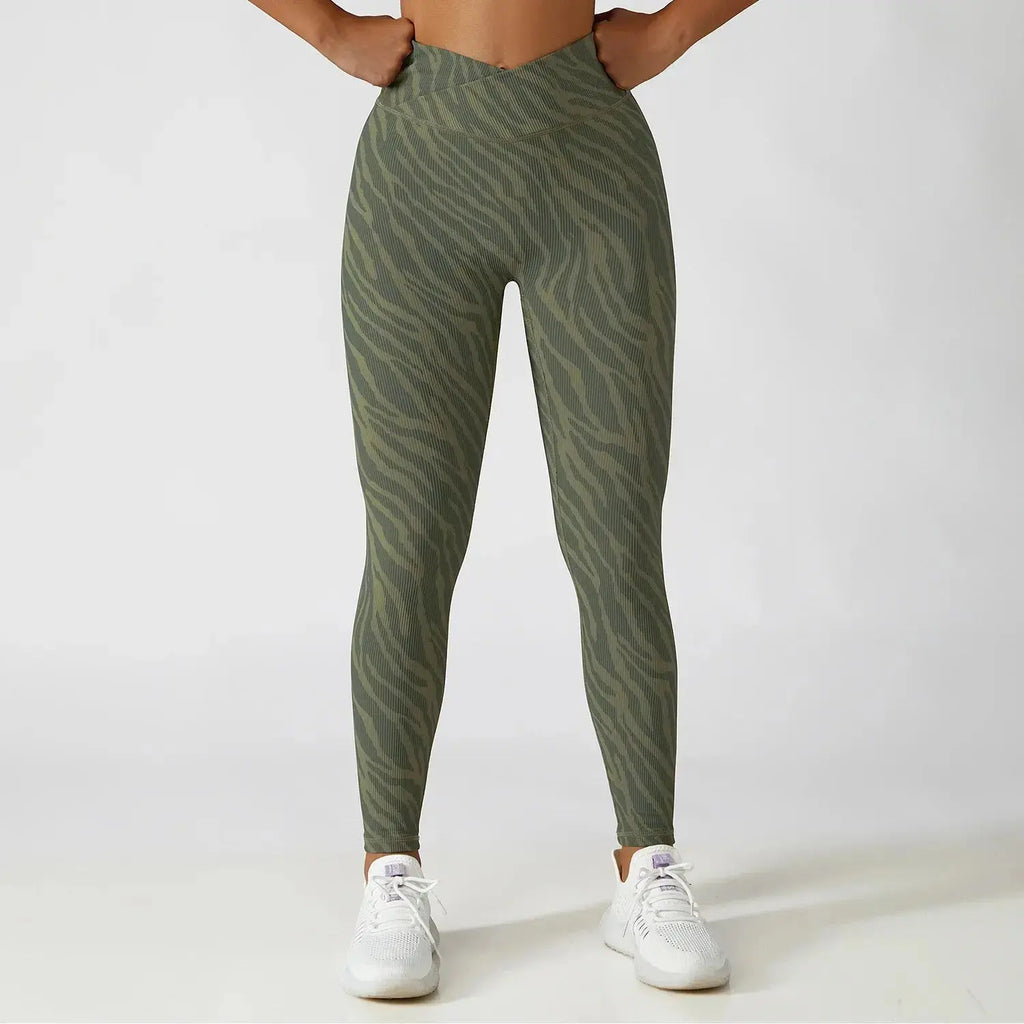 Legging Panthère côtelé imprimé léopard ROYLES