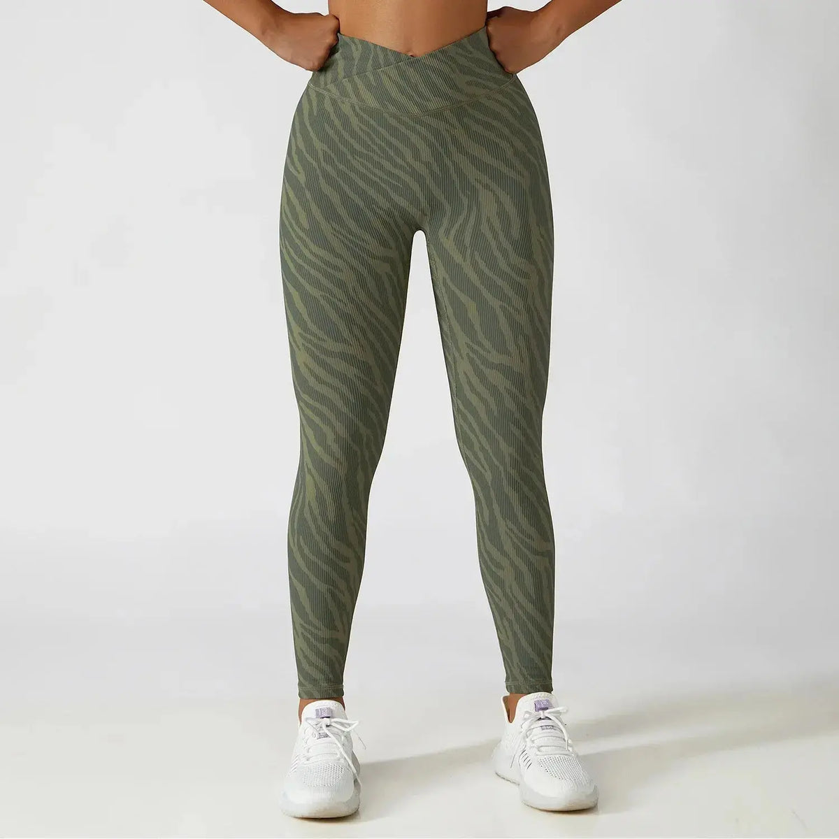 Legging Panthère côtelé imprimé léopard ROYLES