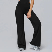 Pantalon Yoga Femme Droit Large - Taille Haute et Contrôle Abdominal