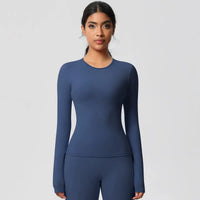 Ensemble Yoga Femme 2 Pièces Sans Manches Col Halter Côtelé Sans Couture - Y3530118