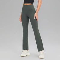 Legging Yoga Femme Taille Haute Évasé - Effet Galbant et Contrôle Abdominal
