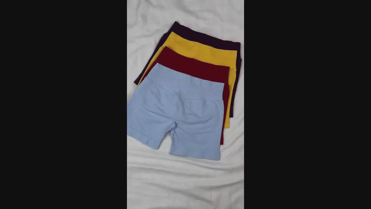 Short de Sport Femme Taille Haute Sans Couture - JY5296